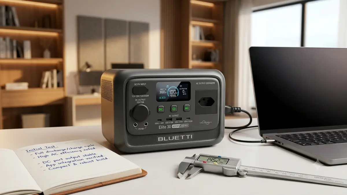Review Bluetti Elite 30 V2: A Melhor Estação Portátil para Camping e Home Office